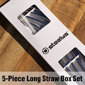Reusable short cocktail straws: Buy Bulk Wholesale - Steelys® Straws